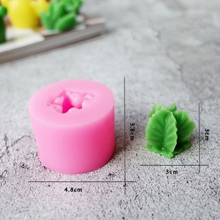 Khuôn Rau Câu Silicon 4D Xương Rồng Khế Mã MX1K4S