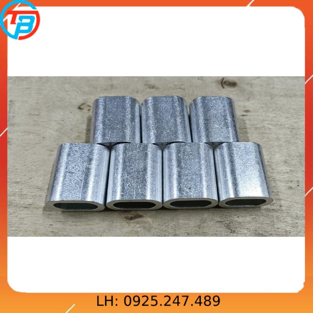 Cốt nhôm đầu nhôm khóa dây cáp Phi [ 6mm ] CÁP THÉP Thái Bình VinàN