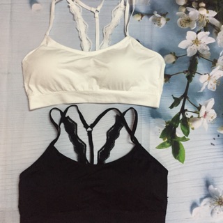 Áo bralet dây chéo ren lưng