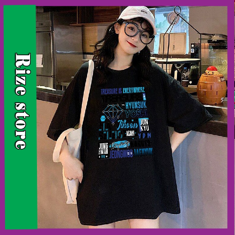 Áo thun độc lạ đẹp hà nội TWICE TShirt RIZE STORE Áo thun cổ tròn in hình nhóm nhạc Hàn Quốc KOR20211233