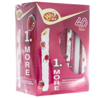 Bánh que Egg Rolls hương dâu sữa Win Win hộp 400g