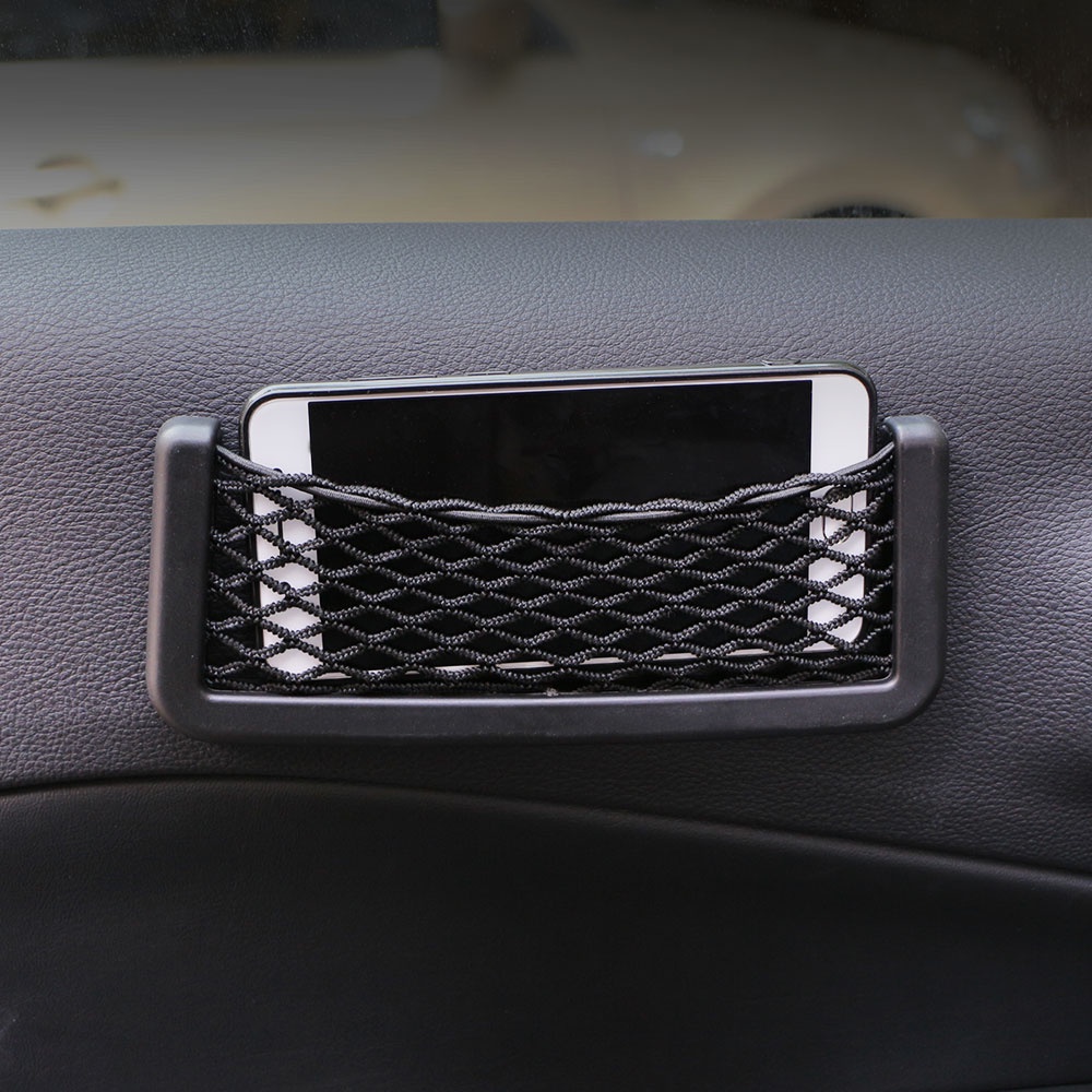 Màu Sắc 1 Túi Lưới Đựng Điện Thoại Gắn Xe Hơi Nissan X-Trail Xtrail T32 Rogue 2014-2020