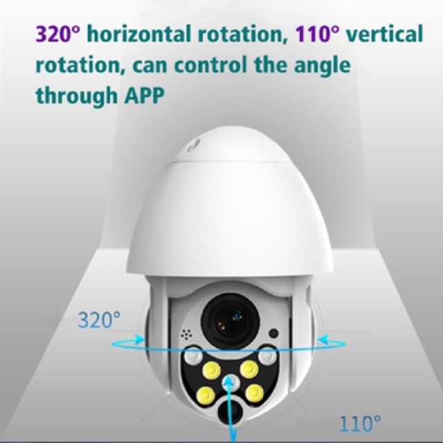 [Siêu Phẩm] Camera IP Ngoài Trời Yoosee X2000-P05 - Xoay 360 - Hồng Ngoại Quay Đêm( HÀNG TRƯNG BÀY- BÁN XẢ KHO)