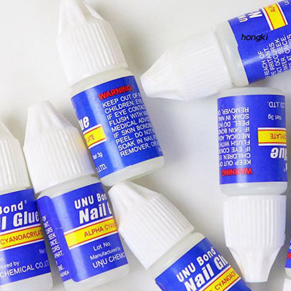 [Hàng mới về] Keo dán đính đá trang trí móng tay bằng acrylic trong suốt 3g