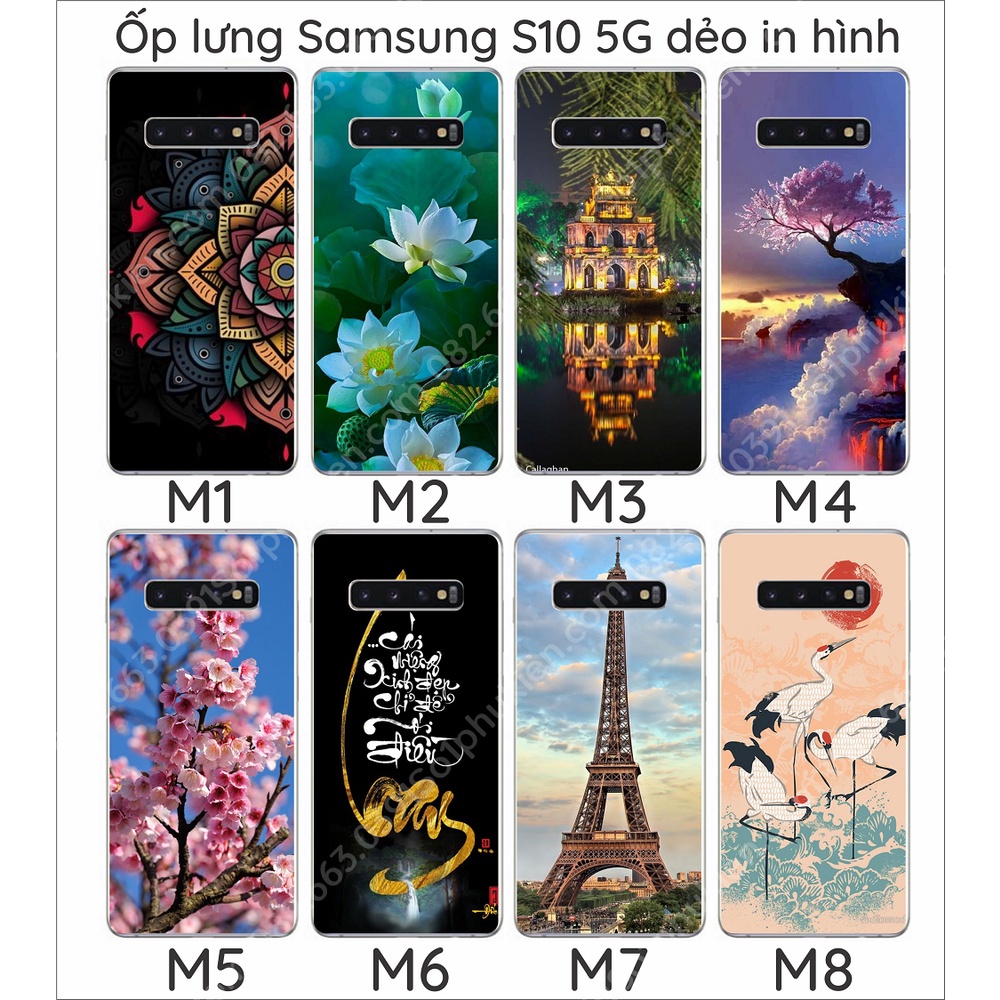 Ốp lưng Samsung S10 5G dẻo in hình phong cảnh