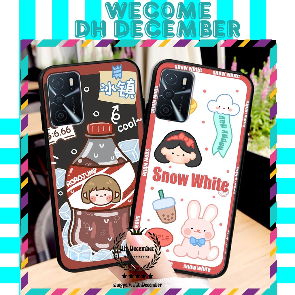 Ốp lưng Oppo A16 in hình 3D GẤU HỒNG-GẤU BEER -CỰC XINH-RẺ