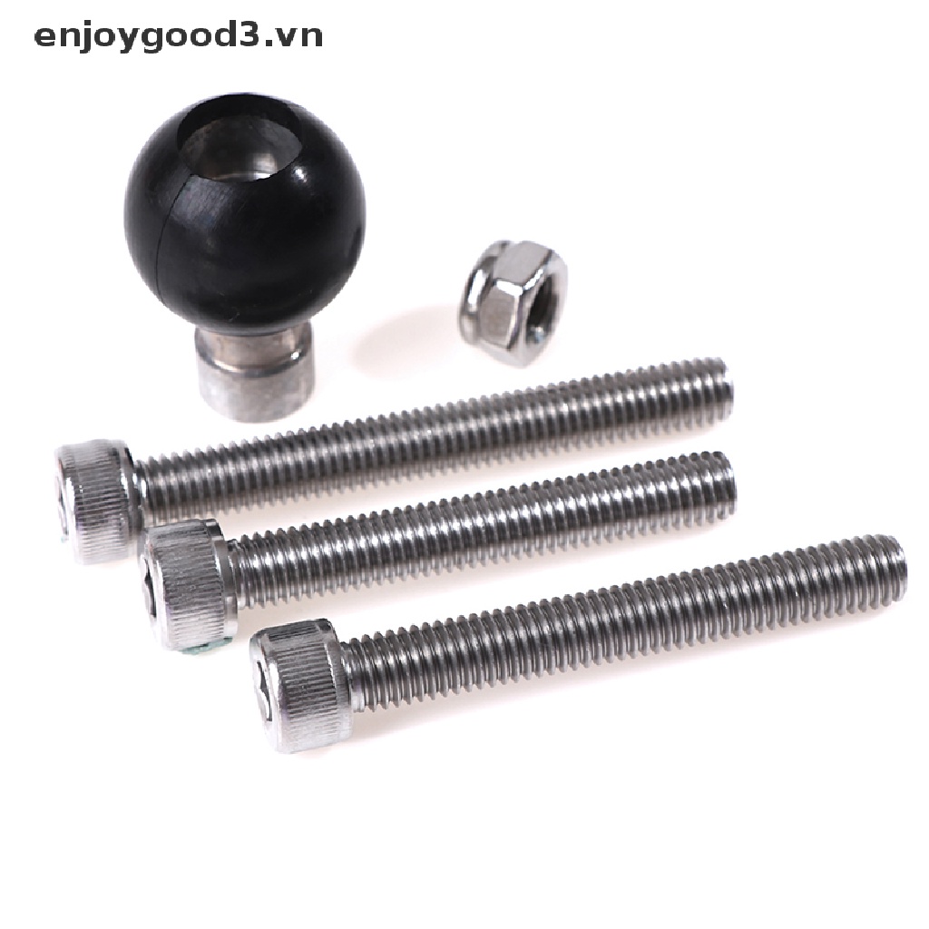 Đế kẹp tay cầm xe máy 1 inch 25mm kèm ốc vít M8 chuyên dụng cho Ram Mount [enjoy3]