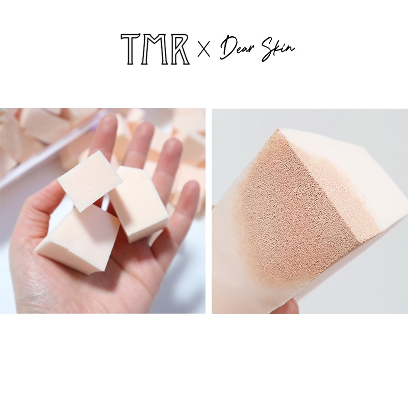 Bông mút tán kem nền TMR makeup, hinh thù 3D tán kem đến vùng nhỏ nhất, sản phẩm nổi tiếng ở Hàn