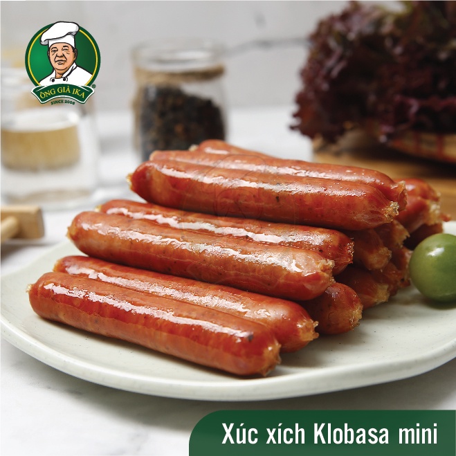 Xúc xích Klobasa mini Ông già IKA 250g
