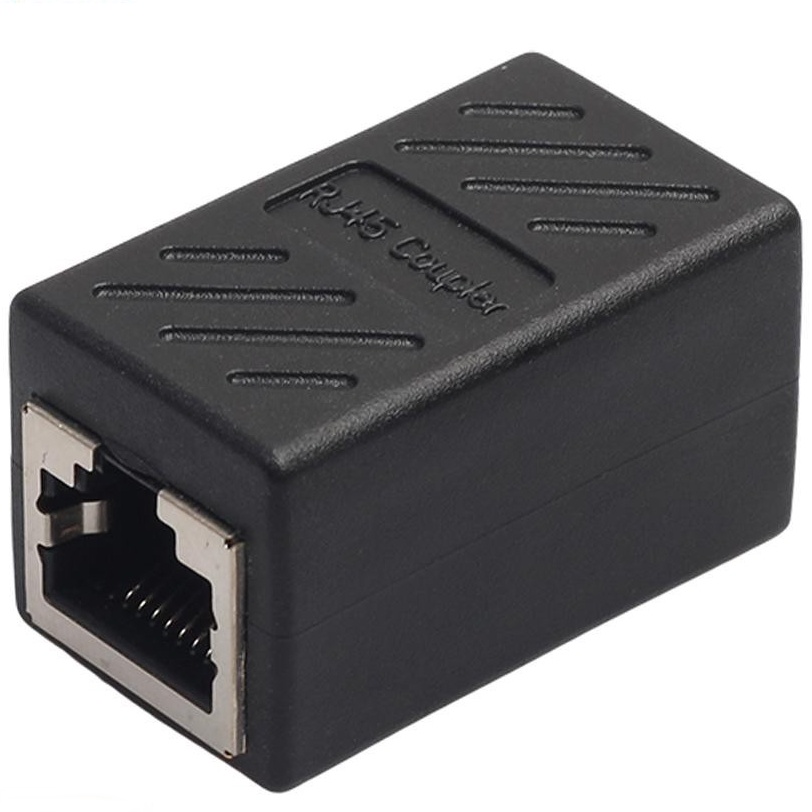 Đầu nối cáp mạng Cat6 gigabit dùng để nối hai sợi cáp mạng lại để tăng chiều dài dây cáp