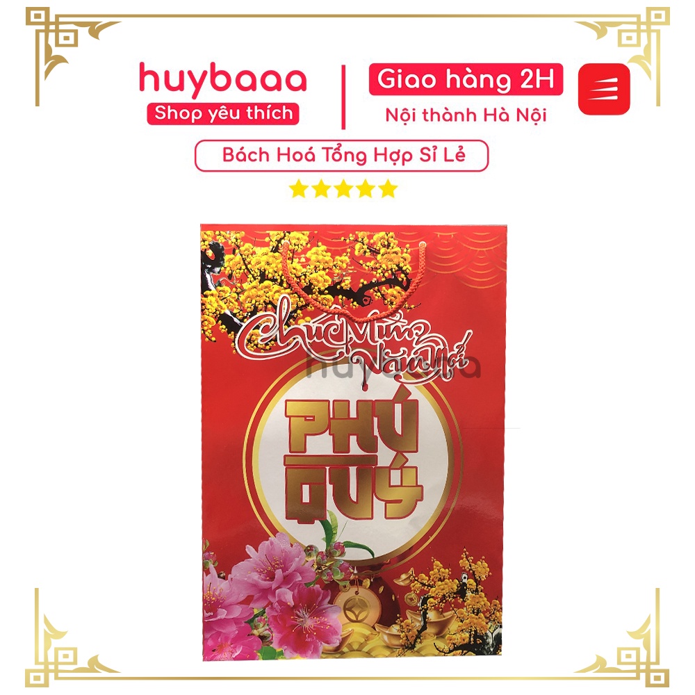 [GIÁ SỈ] Combo 10 Chiếc Túi Giấy đựng quà Chúc Mừng Năm Mới Tiện Lợi, túi tặng quà Gọn Nhẹ Đủ Size