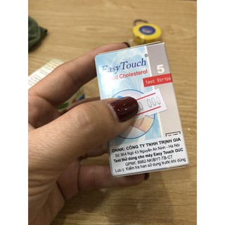 Que thử mỡ Easy Touch GCU- lọ 5 que- thử mỡ máy 3in1