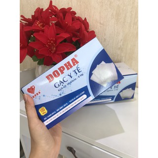 Gạc y tế, gạc đắp mặt spa (hộp 100 miếng)