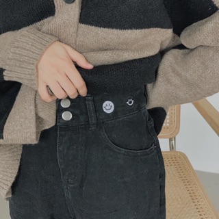 Jeans đen icon mặt cười