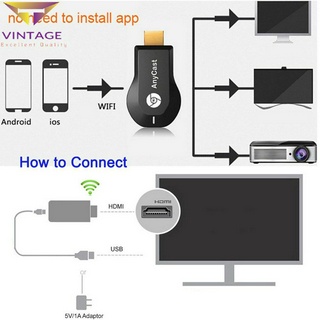 Thiết Bị Nhận Tín Hiệu Không Dây Dành Cho Tv Thông Minh Hd Chromecast 2 Anycast