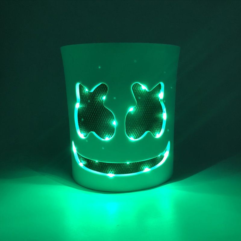Mặt nạ đèn LED hóa trang DJ Marshmellow độc đáo