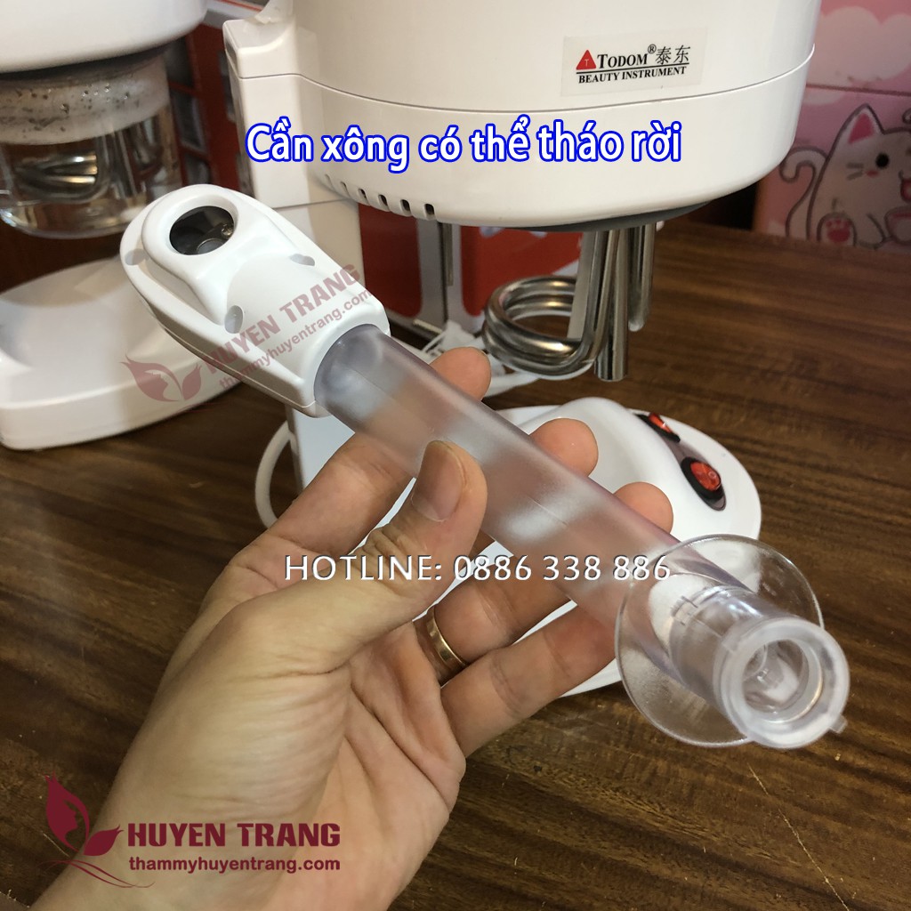 Máy Xông Hơi Mặt, Sông Tinh Dầu, Sả Chanh, Dùng Tại Nhà DT03 - Thẩm Mỹ Huyền Trang NANOCEE