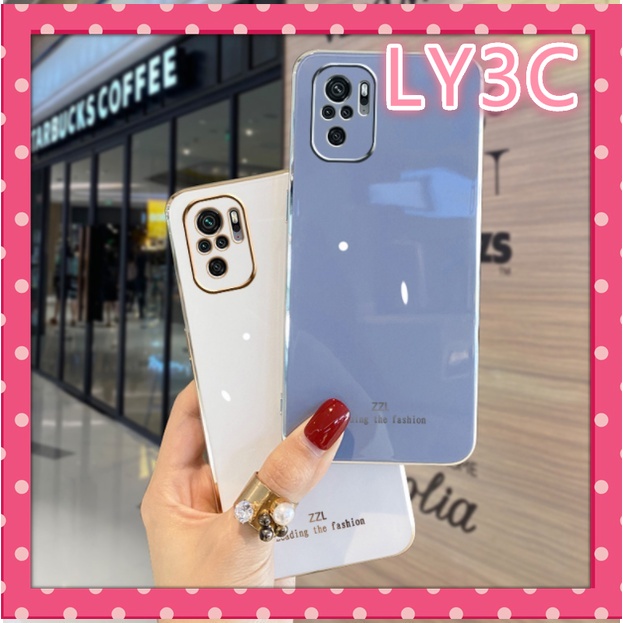 Ốp Điện Thoại Silicone Mềm Mạ Điện LY3C Cho Redmi Note 10 PRO / Note 10 / Note 10s / Note 8 PRO / Poco M3 PRO 5g / Note 9 PRO