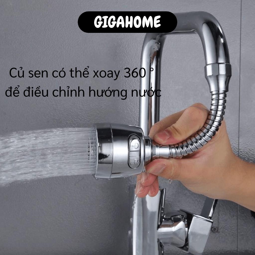 Vòi Nước GIGAHOME Đầu Nối Vòi Nước Tăng Áp Xoay 360 Độ Rửa Chén Bát 2 Chế Độ, Tiết Kiệm 8359