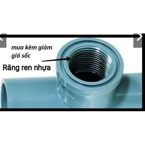 Tê Ren trong 21/27 nhựa PVC Bình Minh (loại dày) GIẢM GIÁ SỐC