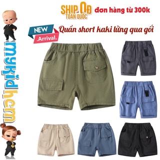 Quần kaki túi hộp MẪU MỚI 2024 đơn giản, đậm chất soái ca cho bé trai