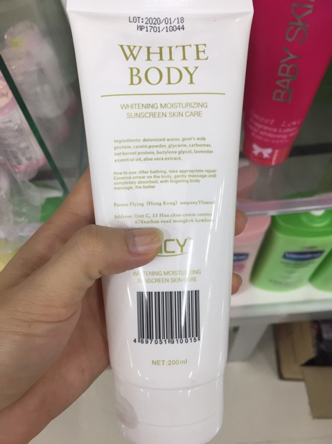 Sữa dưỡng thể tinh dầu trắng da MCY white body | BigBuy360 - bigbuy360.vn