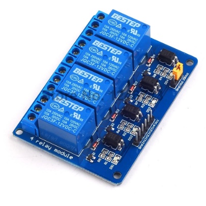 Mạch relay 4 kênh 5V  Module relay 4 kênh cách ly 5V