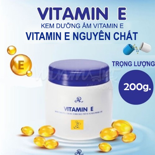 Kem Dưỡng Ẩm Vitamin E Aron Thái Lan 200g