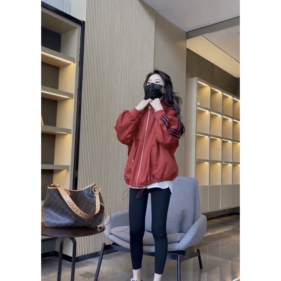 áo khoác gió( dù ) thể thao nữ 2 lớp