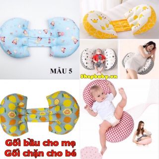 Gối bầu đa năng- gối chặn cho bé