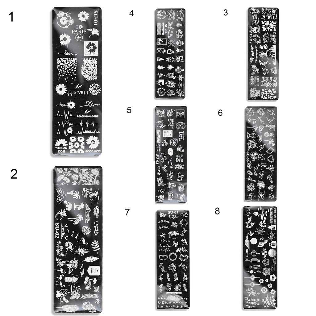 Tấm Dập Móng Bằng Thép Không Gỉ Nhiều Hình Dáng Dành Cho Nữ