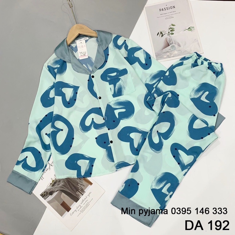 BỘ NGỦ LỤA SATIN Dài  DÀI - Bộ Pyjama mặc nhà siêu mát quần dài | BigBuy360 - bigbuy360.vn
