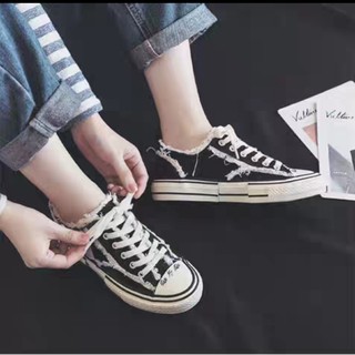 Giày thể thao vải cái bang (TẶNG TẤT),giày Ulzzang cổ thấp,style cá tính và phong cách