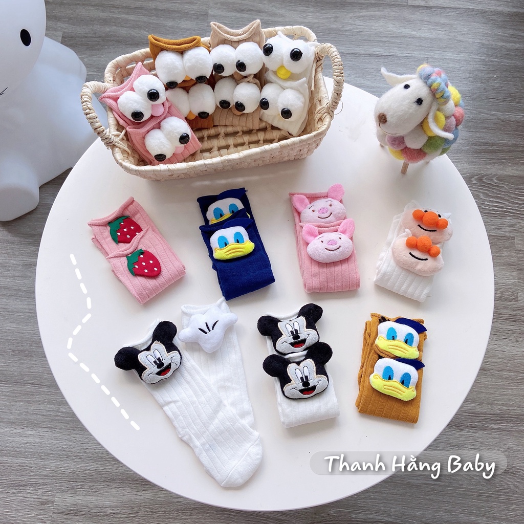 Tất cao cổ cho bé 3D hình thú siêu cưng Thanh hằng baby 0 - 2 tuổi