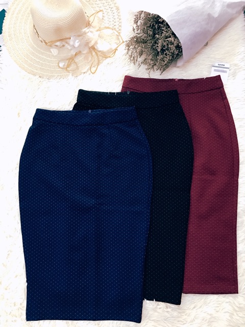 CHÂN VÁY BÚT CHÌ CHẤM BI KHOÁ SAU ( ảnh thật trải thảm - video quay) | BigBuy360 - bigbuy360.vn