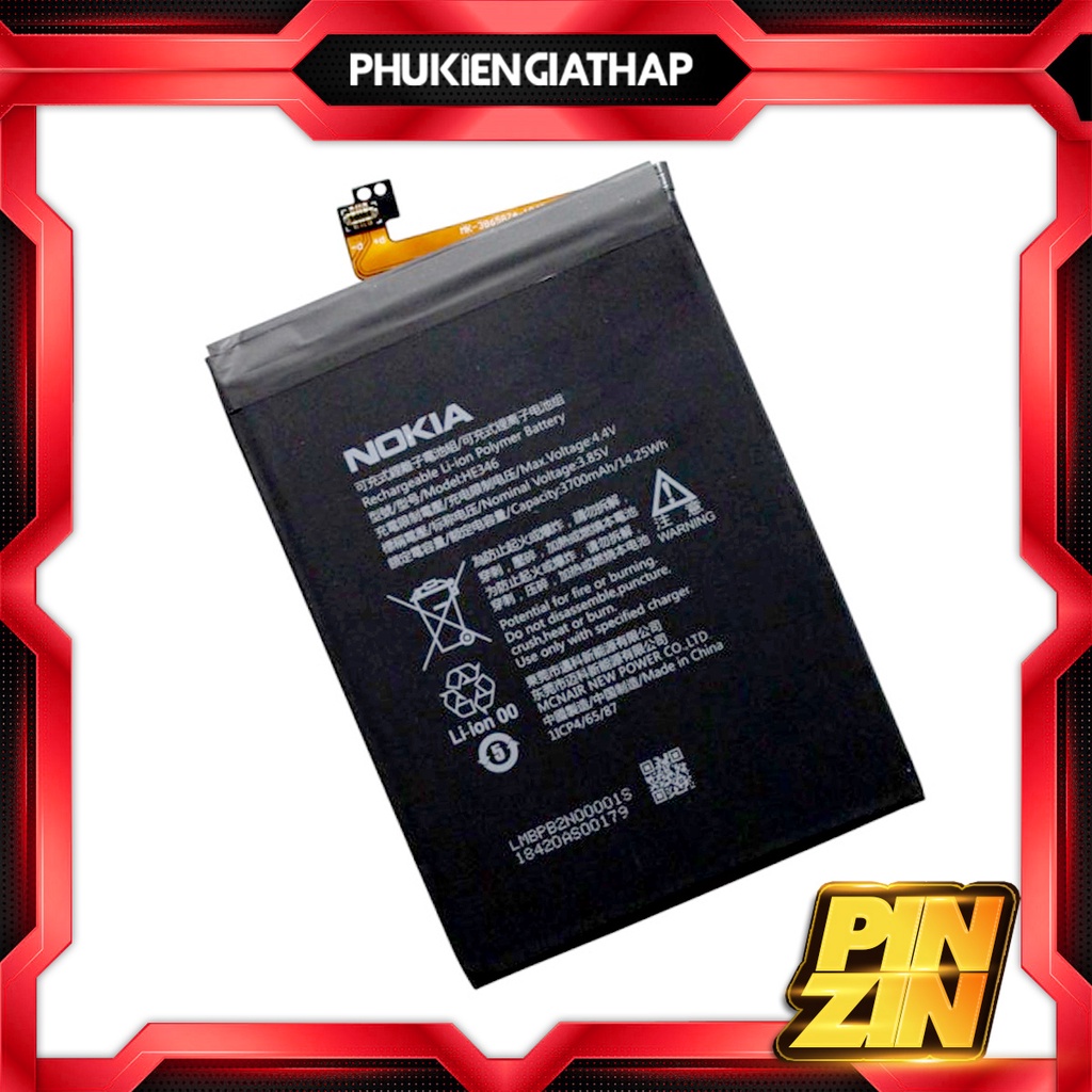 Pin Nokia 7 Plus HE346 HE347 dung lượng 3700mAh