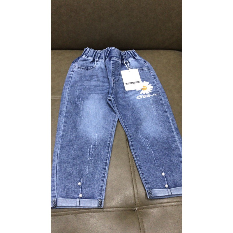 quần jean ngố bé gái size 18-25kg
