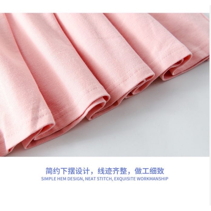 Đầm Thể Thao Polo Tay Ngắn Năng Động Thời Trang Cho Bé Gái