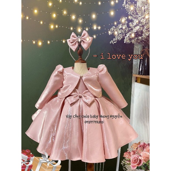 Váy công chúa Nhung Nguyễn set bóng