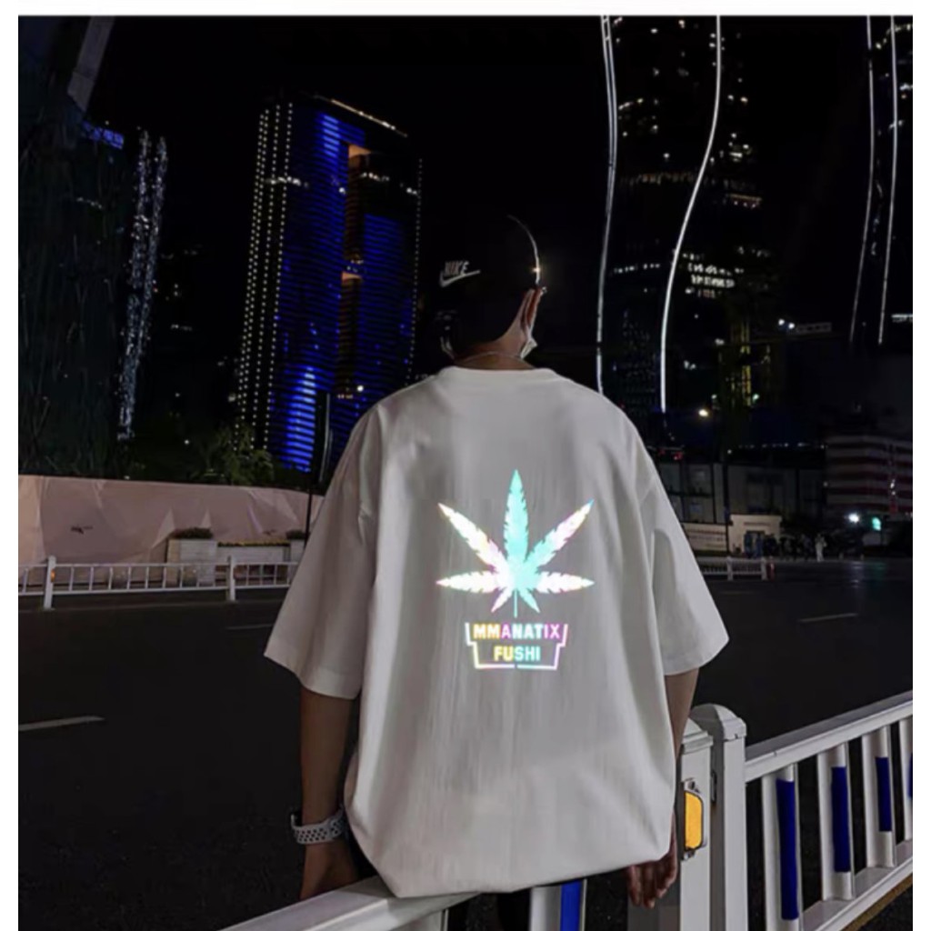 Áo thun Stee Phản quang 7 màu FUSHI LEAF CVC - Giá sỉ Unisex