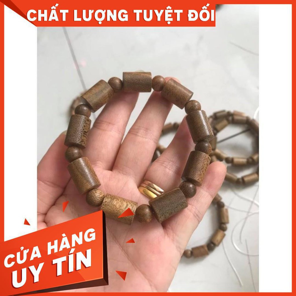 Vòng Tay Trầm Hương Đốt Trúc - 12 MM - Bảo Hành Mùi Thơm Vĩnh Viễn NoBrandUnisex