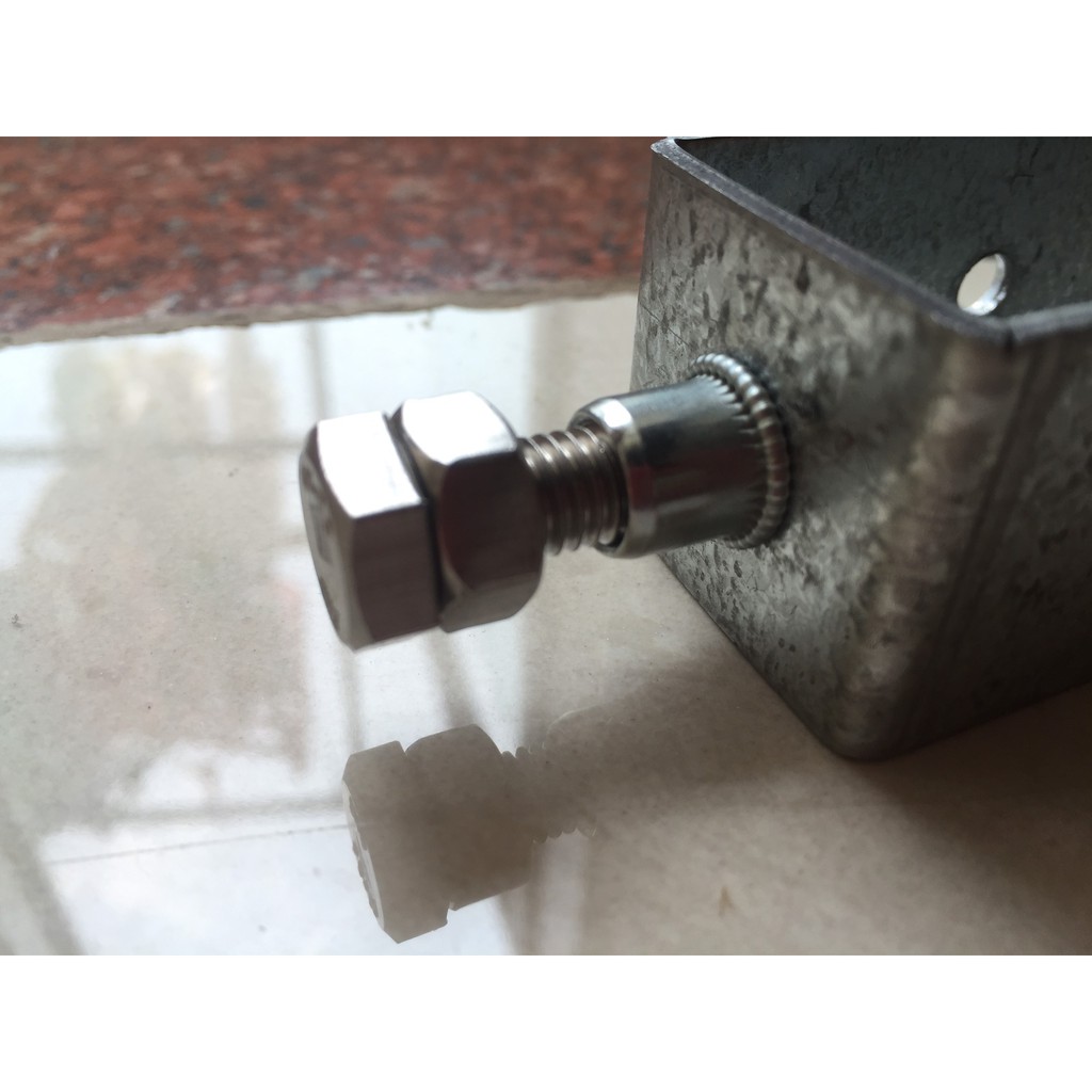 Pát U30x60 Lắp Pin Năng Lượng Mặt Trời_KT 30x60 MM _Thép Mạ Kẽm_Inox 304_ Pát Kẹp Dưới Solar Panel