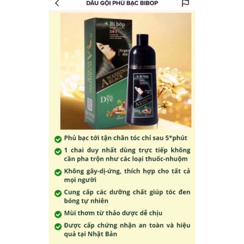 Gội nâu đen thảo dược xuất xứ nhật bản , gội là đen (nâu tóc ) ko rát da dầu lên màu tự nhiên chính hãng