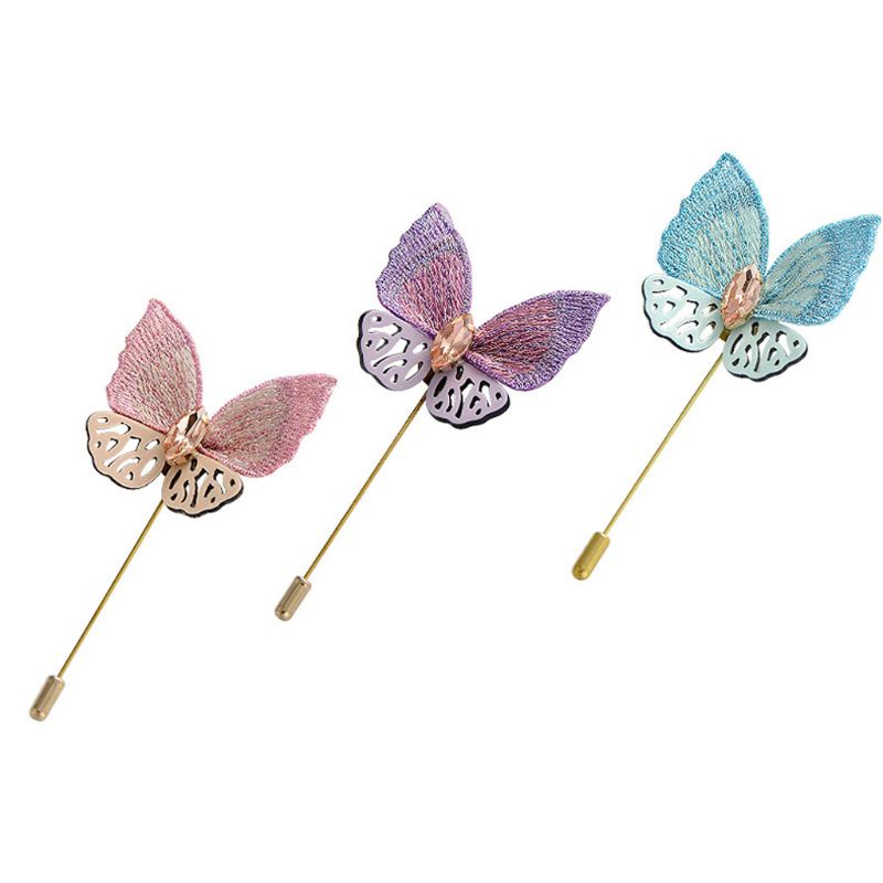 Set 10 ghim cài áo hình dạng khay tròn DIY