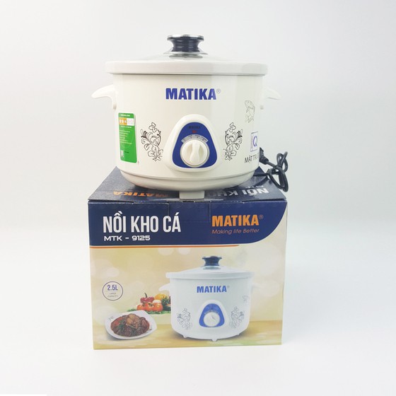 [Bigshop – kênh bán lẻ giá rẻ] (HÀNG CHÍNH HÃNG MATIKA) NỒI KHO CÁ BẰNG ĐIỆN TIỆN LỢI