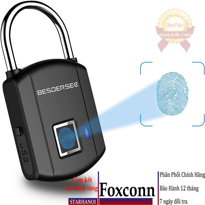 Smartkey ổ khóa nhà vân tay hãng Foxconn thay cho chìa việt tiệp