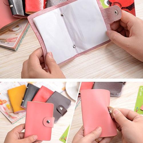 Ví Da 6 Ngăn Đựng Thẻ Ngân Hàng, Cmnd, Card Visit…