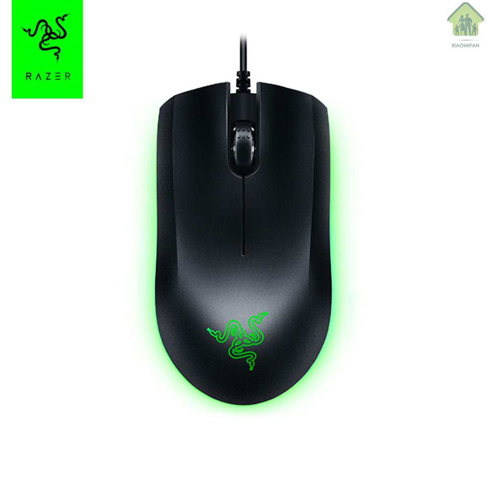 XF Razer Abyssus Essential Optical Gaming Mouse w/True 7200 DPI Optical Sensor/3 Hyperesponse Buttons Powered by Razer Chroma Ambidextrous Ergonomic Wired Computer Mice for Windows PC Gamers