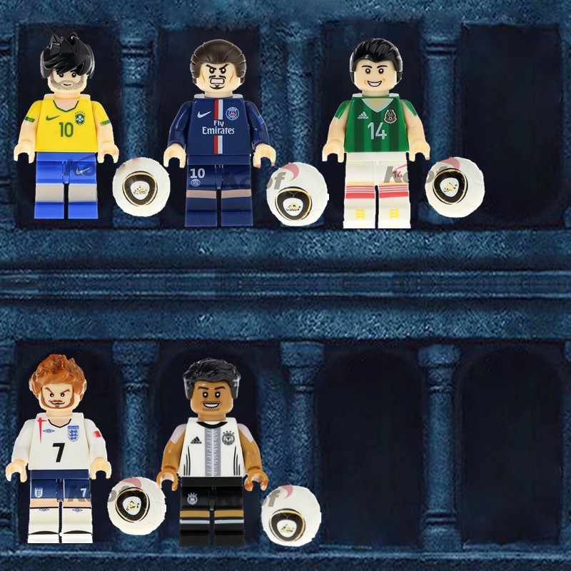Mô Hình Lắp Ráp Neymar Zlatan Chicharito Ozil Beckham