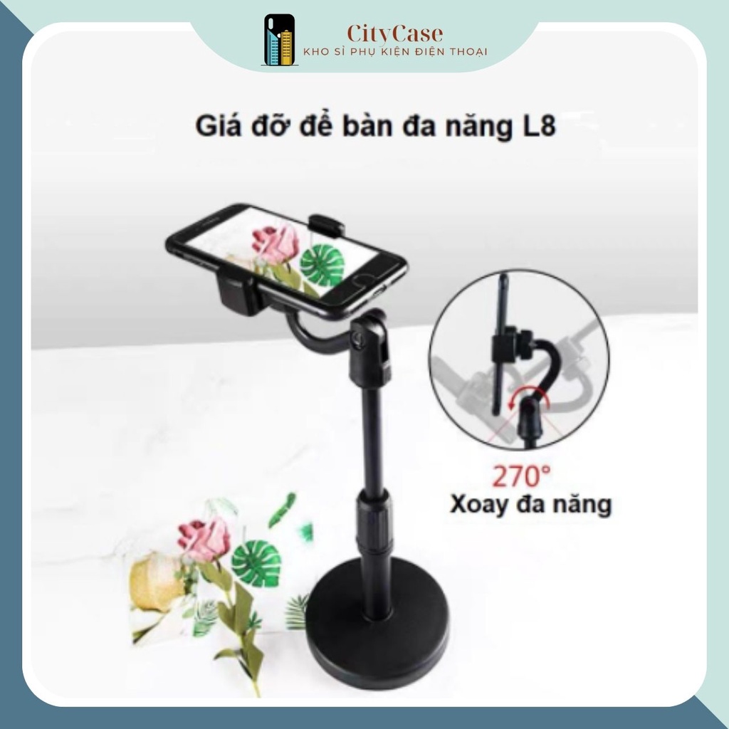 Giá đỡ điện thoại đa năng để bàn L8 - CITYCASE